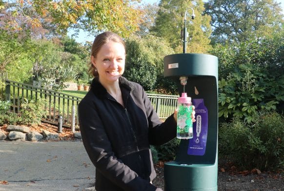 New water refill fountain helps Horniman visitors cut down on plastics